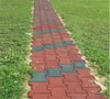 Non-Toxic EPDM SBR Garden Park Pathway Sports Gym Rubber Mats Floor Tiles